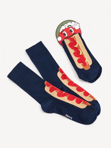 Celio Hot Dog Socks Blue - Celio - Modalova