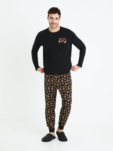 Celio Hot Dog Pyjama Black - Celio - Modalova