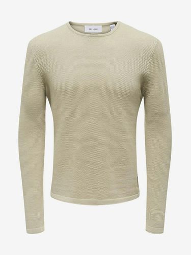 ONLY & SONS Panter Sweater Beige - ONLY & SONS - Modalova