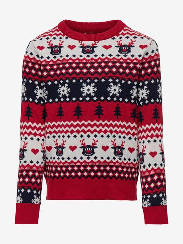 ONLY Xmas Kids Sweater Red - ONLY - Modalova