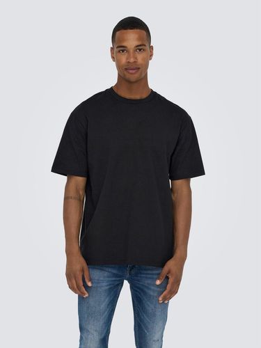 ONLY & SONS Fred T-shirt Black - ONLY & SONS - Modalova