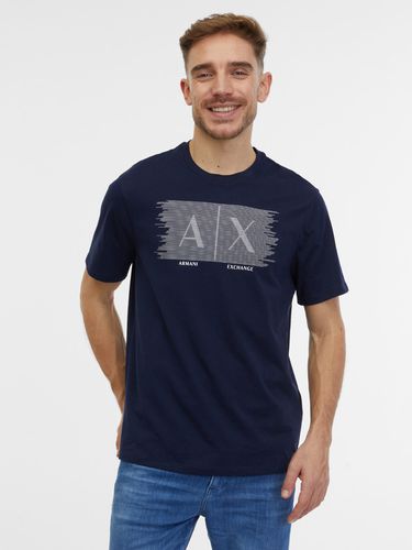 Armani Exchange T-shirt Blue - Armani Exchange - Modalova