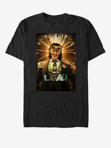Marvel Loki Smile Poster T-shirt - ZOOT.Fan - Modalova