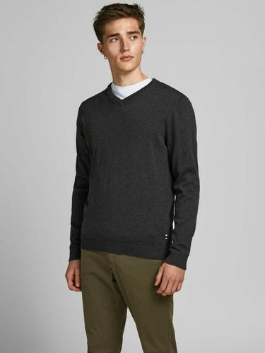 Jack & Jones Basic Sweater Grey - Jack & Jones - Modalova