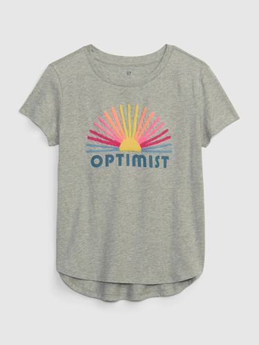 GAP Optimist Kids T-shirt Grey - GAP - Modalova