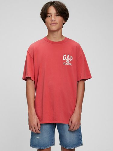 GAP Teen Classic Kids T-shirt Red - GAP - Modalova