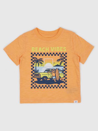 GAP Beach Vibes Kids T-shirt Orange - GAP - Modalova