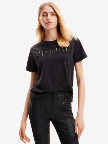 Desigual Dublin T-shirt Black - Desigual - Modalova