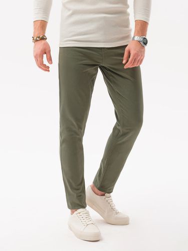 Ombre Clothing Chino Trousers Green - Ombre Clothing - Modalova