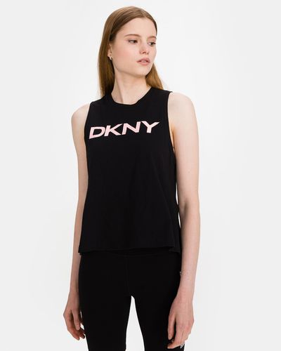 DKNY Sollip Logo Top Black - DKNY - Modalova