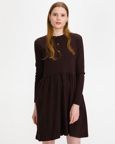 SuperDry Jersey Mini Dress Brown - SuperDry - Modalova