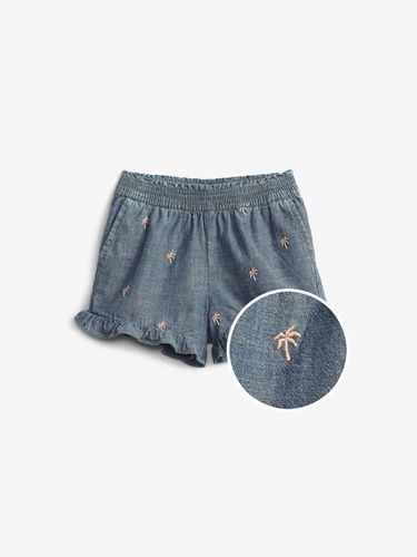 Chambray Ruffle Pull-On Kids Shorts - GAP - Modalova