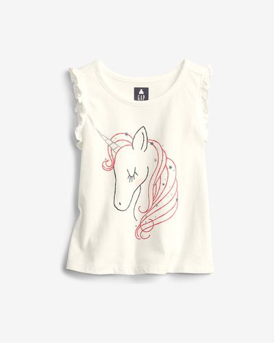 GAP Kids Top White - GAP - Modalova