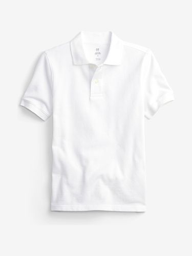 GAP Uni Kids Polo Shirt White - GAP - Modalova