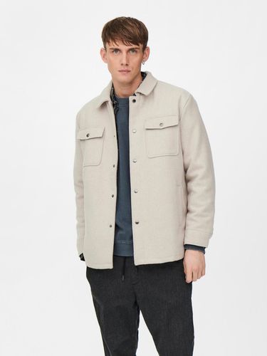 ONLY & SONS Creed Jacket Beige - ONLY & SONS - Modalova