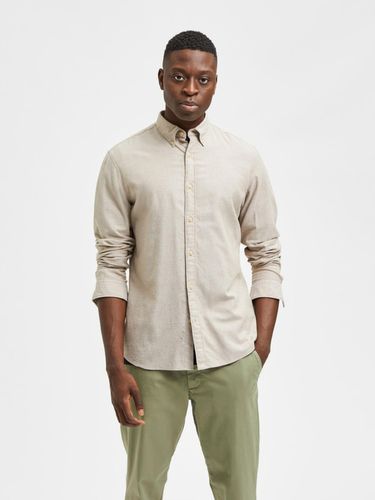 Slim Flannel Shirt - Selected Homme - Modalova