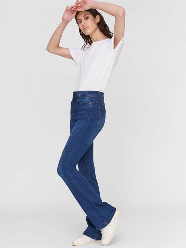 NMSALLIE HIGH WAISTED FLARED JEANS