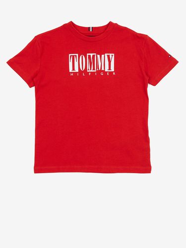 Tommy Hilfiger Kids T-shirt Red - Tommy Hilfiger - Modalova