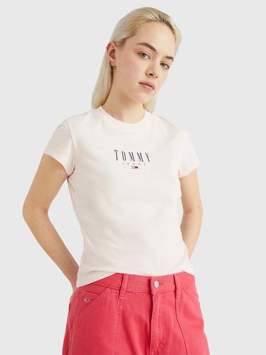Tommy Jeans Essential T-shirt Pink - Tommy Jeans - Modalova