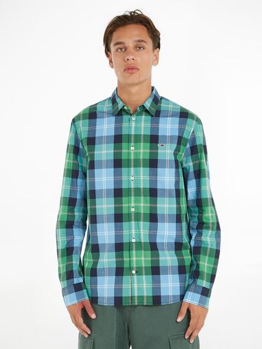 Tommy Jeans Essential Shirt Green - Tommy Jeans - Modalova