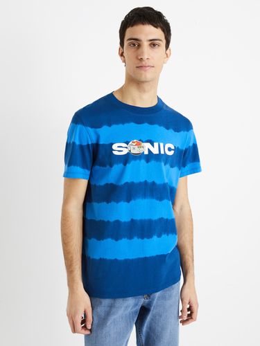 Celio Sonic T-shirt Blue - Celio - Modalova