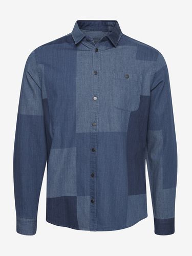 Blend Patchwork Shirt Blue - Blend - Modalova