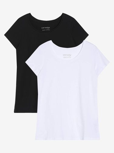 Orsay T-shirt 2 pcs Black - Orsay - Modalova
