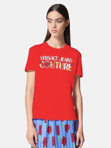 Versace Jeans Couture T-shirt Red - Versace Jeans Couture - Modalova