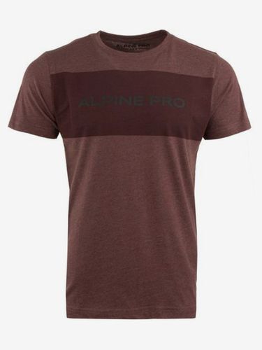 ALPINE PRO Zebaro T-shirt Brown - ALPINE PRO - Modalova