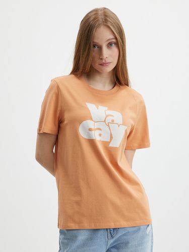 Pieces Tamaris T-shirt Orange - Pieces - Modalova