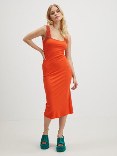 Desigual Logo Dresses Orange - Desigual - Modalova