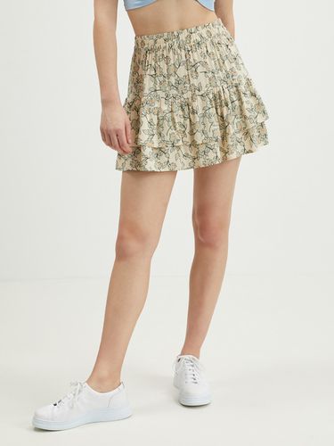 Jacqueline de Yong Gaya Skirt Beige - Jacqueline de Yong - Modalova