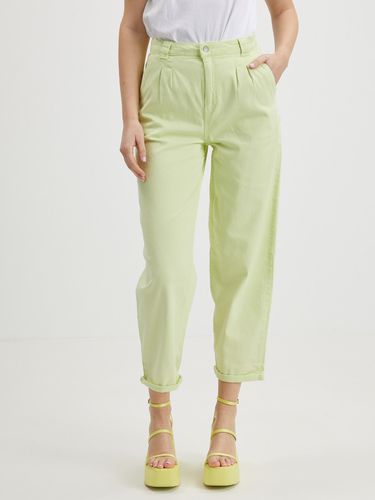 Noisy May Lou Trousers Green - Noisy May - Modalova