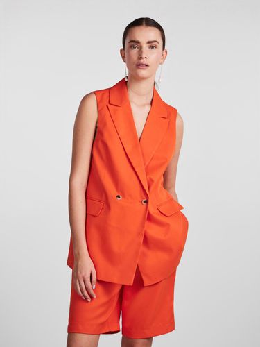 Pieces Tally Vest Orange - Pieces - Modalova