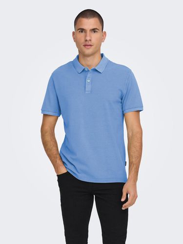 ONLY & SONS Travis T-shirt Blue - ONLY & SONS - Modalova