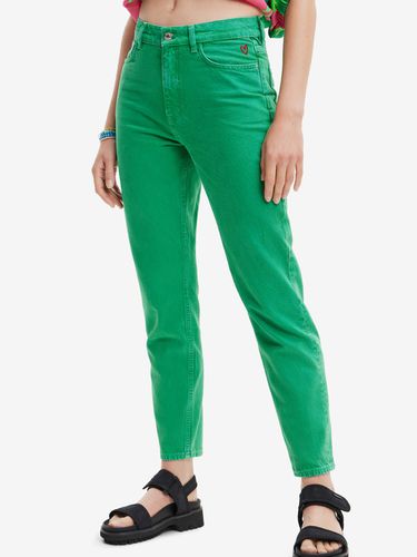 Desigual Navel Jeans Green - Desigual - Modalova