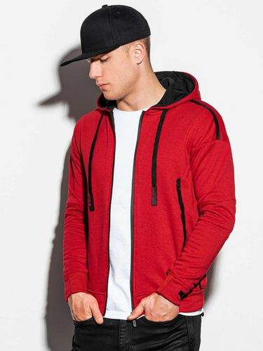 Ombre Clothing B1076 Sweatshirt Red - Ombre Clothing - Modalova