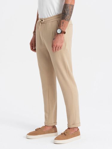Ombre Clothing Trousers Beige - Ombre Clothing - Modalova