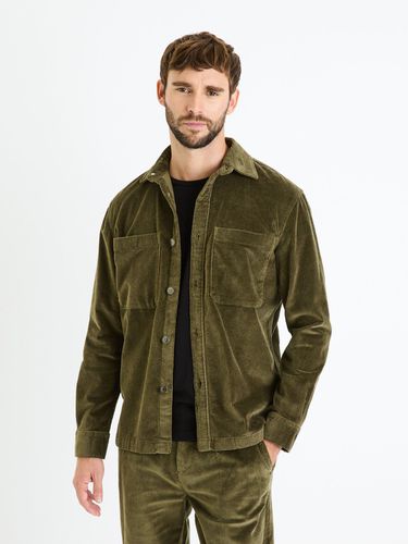 Celio Favelvet Jacket Green - Celio - Modalova