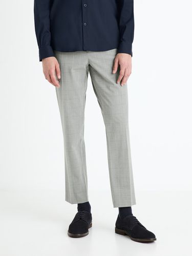 Celio Fonoel Trousers Grey - Celio - Modalova