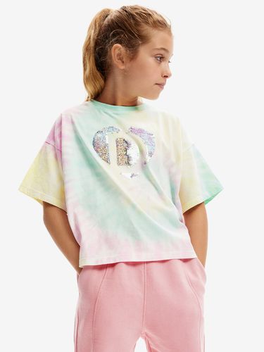 Desigual Daira Kids T-shirt Green - Desigual - Modalova