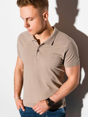 Ombre Clothing Polo Shirt Brown - Ombre Clothing - Modalova