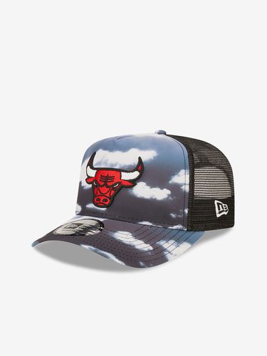 Chicago Bulls Cloud All Over Print A-Frame Trucker Cap - New Era - Modalova