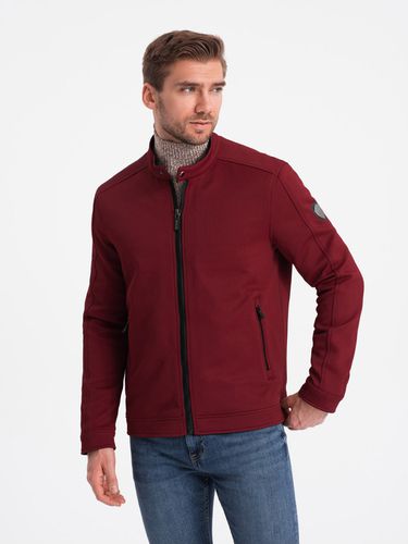 Ombre Clothing BIKER Jacket Red - Ombre Clothing - Modalova