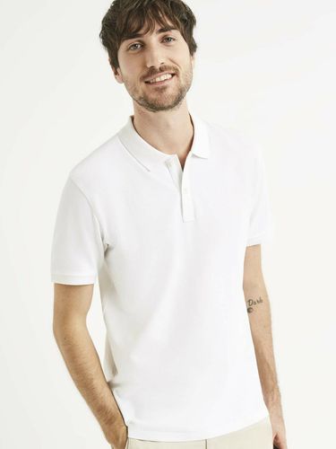 Celio Polo Shirt White - Celio - Modalova