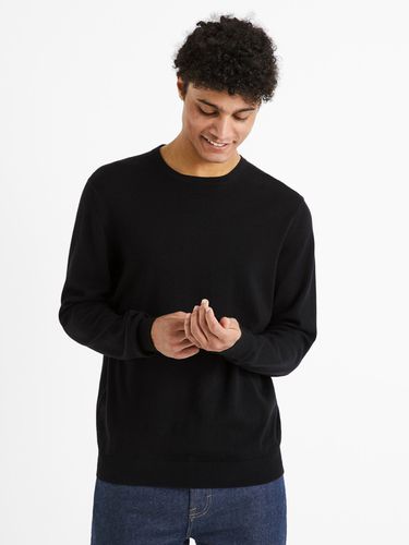 Celio Decoton Sweater Black - Celio - Modalova