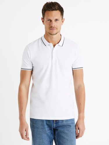 Celio Decolrayeb Polo Shirt White - Celio - Modalova