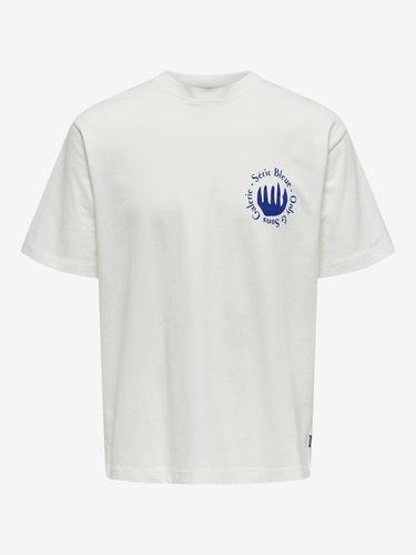 ONLY & SONS Lucian T-shirt White - ONLY & SONS - Modalova