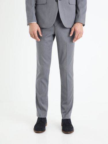 Celio Foaalto Trousers Grey - Celio - Modalova