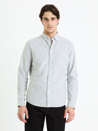 Celio Caoxfordy Shirt Grey - Celio - Modalova